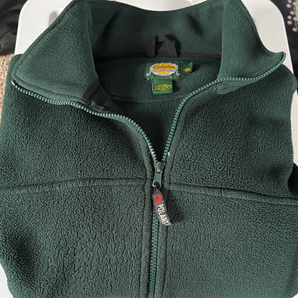 Cabela's Other - Cabela's Forest Green Zip-Up Fleece
